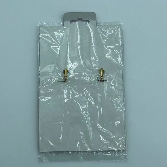 Barbie Clip On Earring Gold Stars Plastic Lightweight - Picture 6 of 7